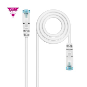 Nanocable 10.20.1701-W câble de réseau Blanc 1 m Cat7 SF UTP (S-FTP)