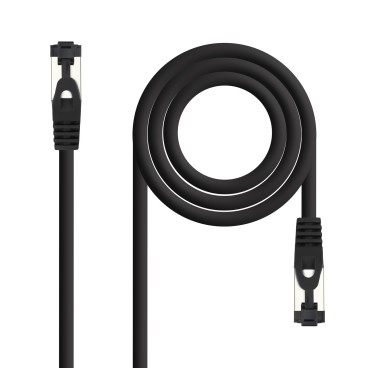 Nanocable 10.20.2002-BK câble de réseau Noir 2 m Cat8.1 S FTP (S-STP)