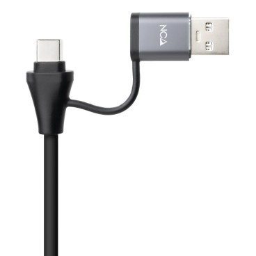 Nanocable Convertisseur USB-C+USB-A M 3.0 vers Ethernet + 3xUSB-A 3.0