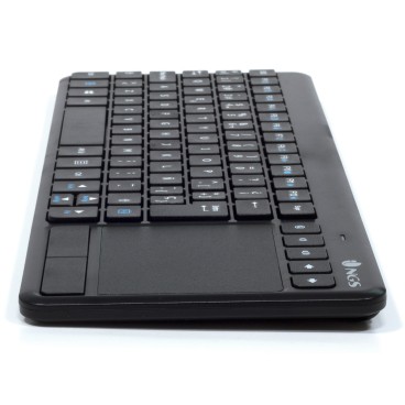 NGS TV Warrior, QWERTY, ES clavier Maison RF sans fil Espagnole Noir
