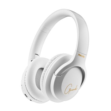 NGS ARTICA GREED Casques Avec fil &sans fil Arceau Appels Musique USB Type-C Bluetooth Blanc