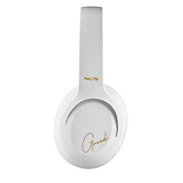 NGS ARTICA GREED Casques Avec fil &sans fil Arceau Appels Musique USB Type-C Bluetooth Blanc
