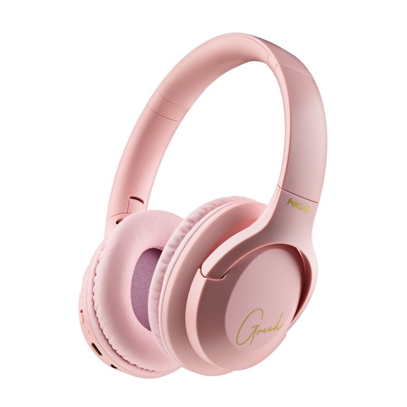 NGS ARTICA GREED Casques Avec fil &sans fil Arceau Appels Musique USB Type-C Bluetooth Rose