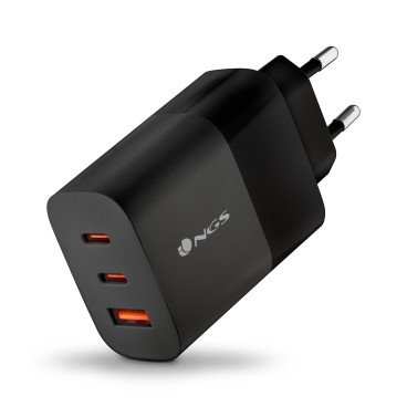 NGS BUD 65W Universel Noir Secteur Charge rapide Intérieure