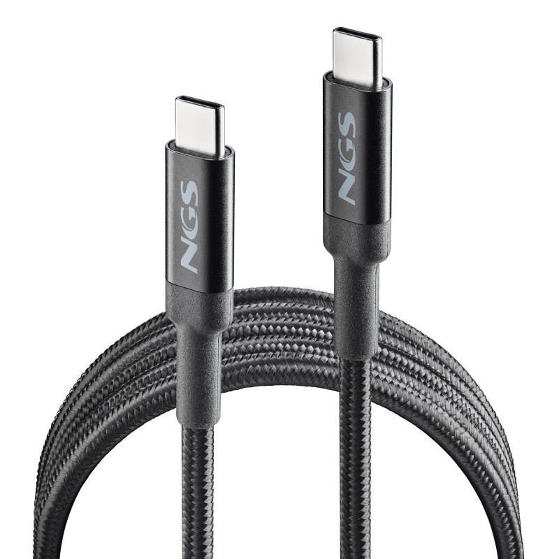 NGS KNOT 65W-2 câble USB USB 2.0 2 m USB C 0,48 Gbit s Noir