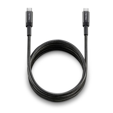 NGS KNOT 65W-2 câble USB USB 2.0 2 m USB C 0,48 Gbit s Noir