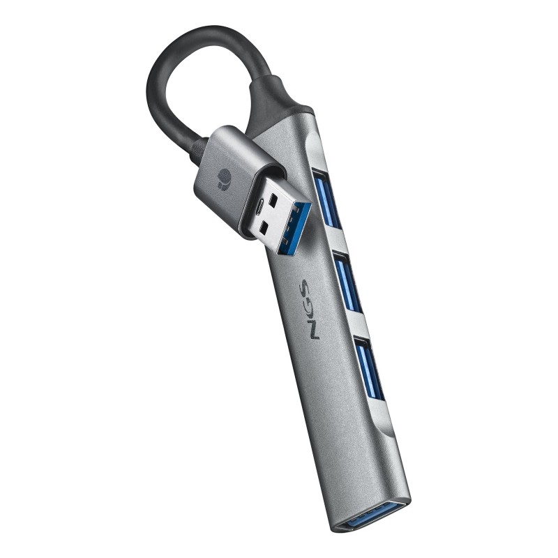 NGS IHUB4 MICRO USB 3.2 Gen 1 (3.1 Gen 1) Type-A 5000 Mbit s Argent