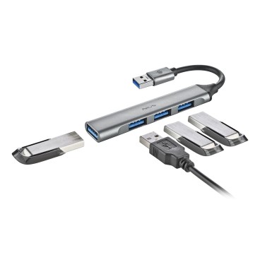 NGS IHUB4 MICRO USB 3.2 Gen 1 (3.1 Gen 1) Type-A 5000 Mbit s Argent