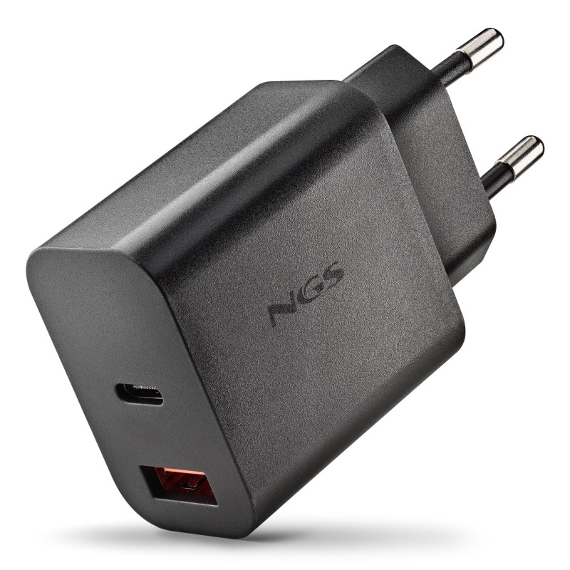 NGS ERA 30W BLACK Universel Noir Secteur Charge rapide Intérieure