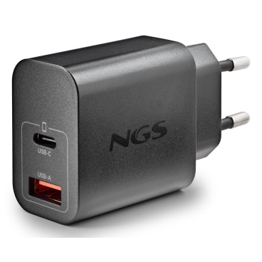 NGS ERA 30W BLACK Universel Noir Secteur Charge rapide Intérieure