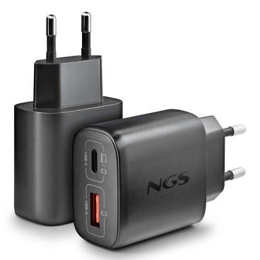 NGS ERA 45W BLACK Universel Noir Secteur Charge rapide Intérieure