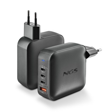 NGS BUD 165W Universel Noir Secteur Charge rapide Intérieure