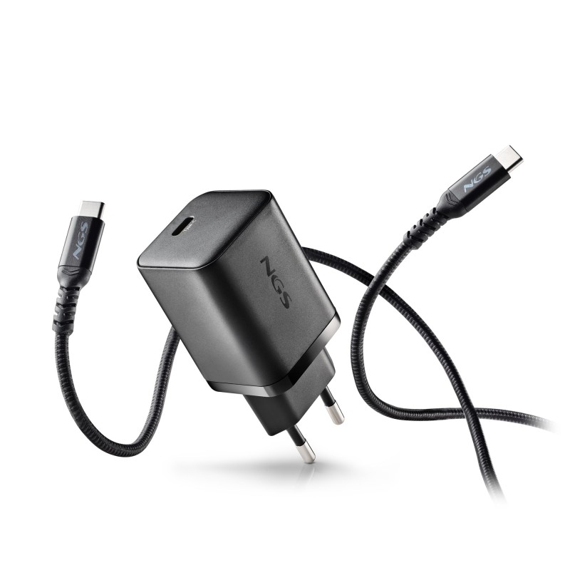 NGS BUD 65W-C Universel Noir Secteur Charge rapide Intérieure