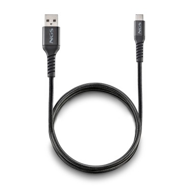 NGS KNOT-AC câble USB USB 2.0 1 m USB A USB C 0,48 Gbit s 100 W Noir