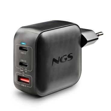 NGS NGS-ACCESORIOS-0289 chargeur d'appareils mobiles Universel Noir Secteur Charge rapide Intérieure