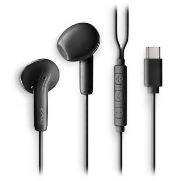 NGS CROSS GLIDE Casque Avec fil Ecouteurs Appels Musique USB Type-C Noir