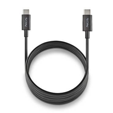NGS ZYRO 60W-1 câble USB USB 2.0 1 m USB C 0,48 Gbit s Noir