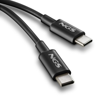 NGS ZYRO 60W-1 câble USB USB 2.0 1 m USB C 0,48 Gbit s Noir