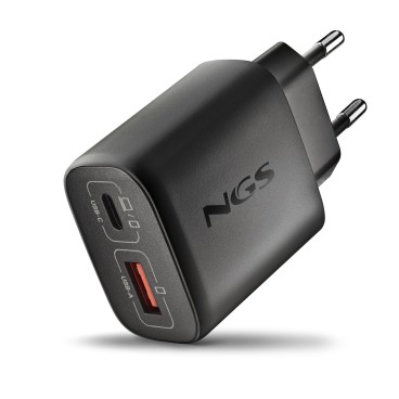 NGS EON 45W BLACK Universel Noir Secteur Charge rapide Intérieure