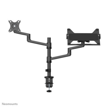 Neomounts DS20-425BL2 Support d'écran à fixer avec support pour ordinateur portable 17-27" - économie d'espace