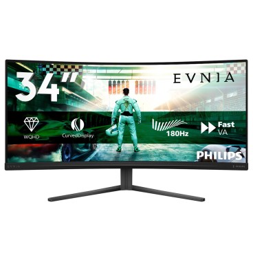 Philips Evnia 34M2C3500L 00 écran plat de PC 86,4 cm (34") 3440 x 1440 pixels Wide Quad HD LCD Noir
