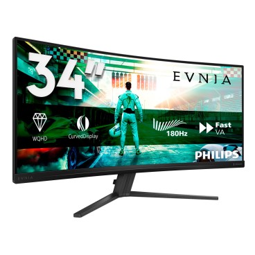 Philips Evnia 34M2C3500L 00 écran plat de PC 86,4 cm (34") 3440 x 1440 pixels Wide Quad HD LCD Noir