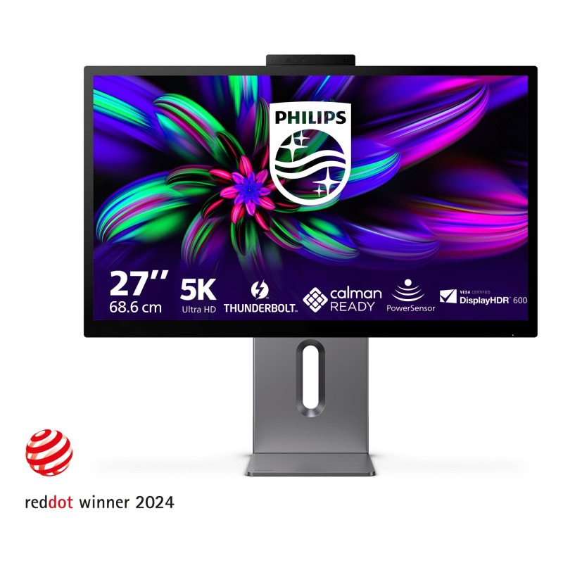 Philips Brilliance 27E3U7903 00 écran plat de PC 68,6 cm (27") 5120 x 2880 pixels 5K Ultra HD LCD Gris