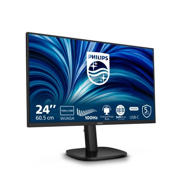 Philips 3000 series 24B2N3200D 00 écran plat de PC 61,2 cm (24.1") 1920 x 1200 pixels WUXGA LCD Noir