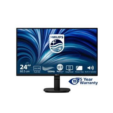 Philips 2000 series 24B2N2200 00 écran plat de PC 60,5 cm (23.8") 1920 x 1080 pixels Full HD LCD Noir