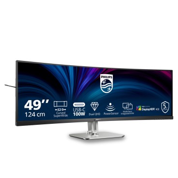 Philips 5000 series 49B2U5900C 00 écran plat de PC 124 cm (48.8") 5120 x 1440 pixels Dual QHD LCD Noir