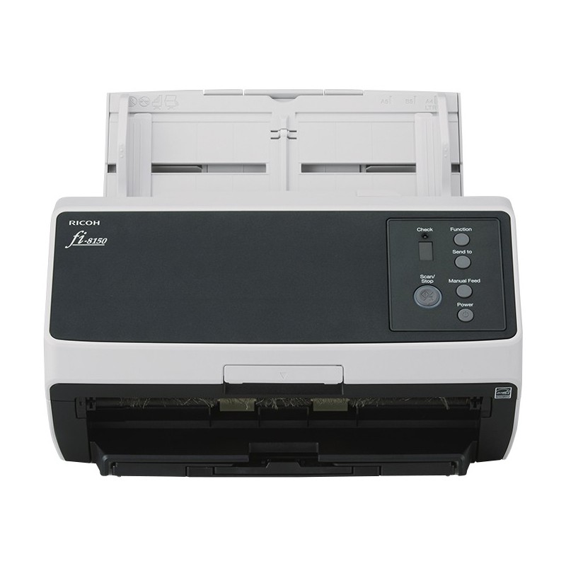 Ricoh FI-8150 Numériseur chargeur automatique de documents (adf) + chargeur manuel 600 x 600 DPI A4 Noir, Gris