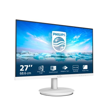 Philips V Line 271V8AW 00 écran plat de PC 68,6 cm (27") 1920 x 1080 pixels Full HD LCD Blanc