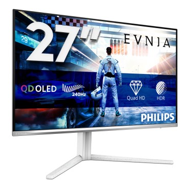 Philips Evnia 6000 27M2N6501L 00 écran plat de PC 67,3 cm (26.5") 2560 x 1440 pixels Quad HD QD-OLED Blanc