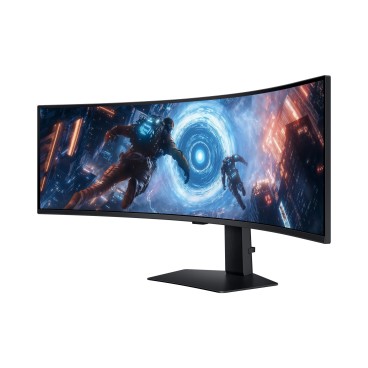 Samsung G91F écran plat de PC 124,5 cm (49") 5120 x 1440 pixels Dual QHD LCD Noir