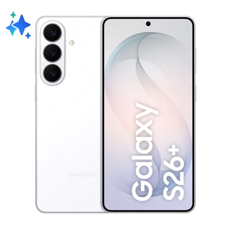 Samsung Galaxy S26+ 17 cm (6.7") Double SIM Android 16.0 5G USB Type-C 12 Go 256 Go 4900 mAh Blanc