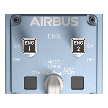 Thrustmaster TCA Quadrant Airbus Edition Noir, Bleu USB simulation de vol Analogique Numérique PC