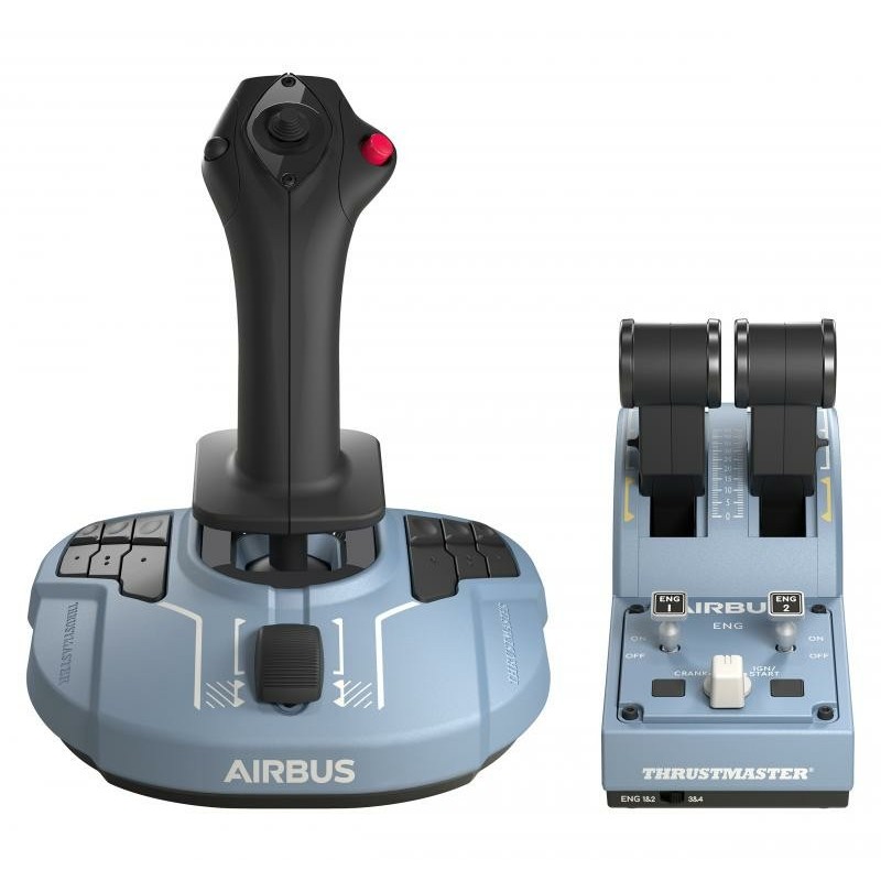 Thrustmaster TCA Officer Pack Airbus Edition Noir, Bleu USB simulation de vol Analogique Numérique PC