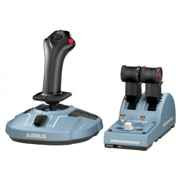 Thrustmaster TCA Officer Pack Airbus Edition Noir, Bleu USB simulation de vol Analogique Numérique PC