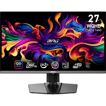 MSI MPG 271QRX QD-OLED écran plat de PC 67,3 cm (26.5") 2560 x 1440 pixels Wide Quad HD Noir