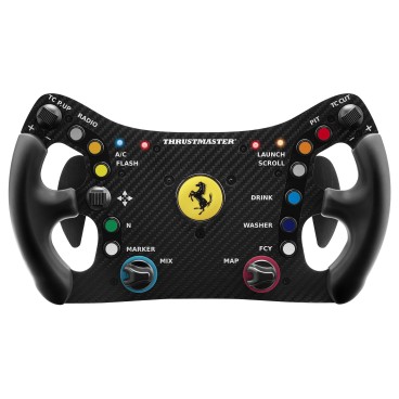Thrustmaster Ferrari 488 GT3 Wheel Add-On Noir USB Volant Analogique Numérique PC, Xbox One, Xbox One S, Xbox One X, Xbox