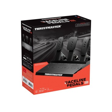Thrustmaster Raceline Pedals III Noir RJ-12 Pédales Analogique Numérique PC, PlayStation 4, PlayStation 5, Xbox One, Xbox