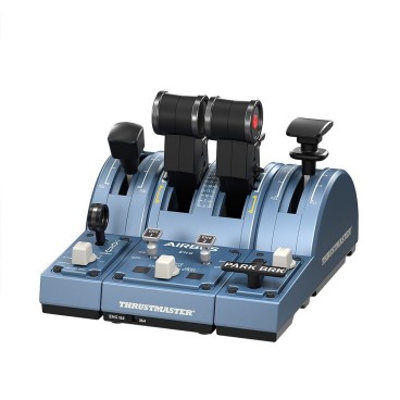 Thrustmaster TCA Captain Pack X Airbus Edition Noir, Bleu USB Joystick + levier de commande du moteur Analogique Numérique PC,
