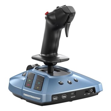 Thrustmaster TCA Sidestick X Airbus Edition Noir, Bleu USB Manche à air Analogique Numérique PC, Xbox Series S, Xbox Series X