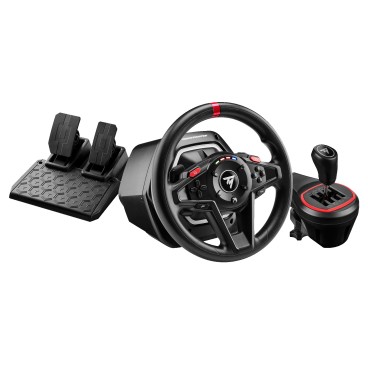 Thrustmaster T128 Shifter Pack Noir USB Volant + pédales + levier de vitesse Analogique Numérique PC, Xbox One, Xbox One S,