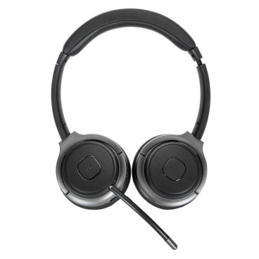 Targus AEH104GL casque Avec fil &sans fil Arceau Appels Musique USB Type-C Bluetooth Noir