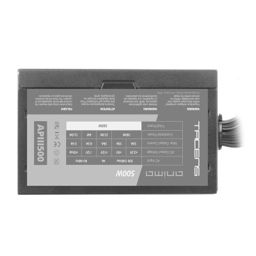 Tacens Anima APIII500 unité d'alimentation d'énergie 500 W 20+4 pin ATX ATX Noir