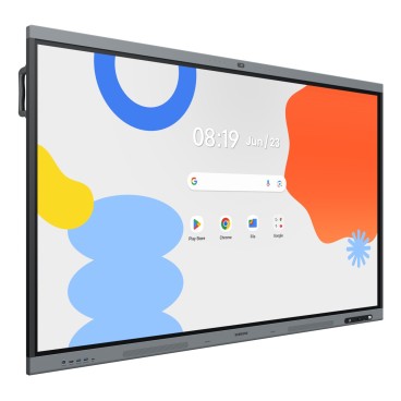 Samsung LH86WAFPLGC tableau blanc interactif 2,18 m (86") 3840 x 2160 pixels Écran tactile Noir, Gris