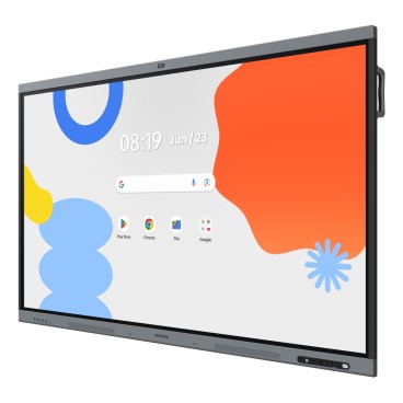 Samsung LH86WAFPLGC tableau blanc interactif 2,18 m (86") 3840 x 2160 pixels Écran tactile Noir, Gris