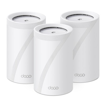 TP-Link Deco BE68 (3-pack) Tri-bande (2,4 GHz   5 GHz   6 GHz) Wi-Fi 7 (802.11be) Blanc Interne