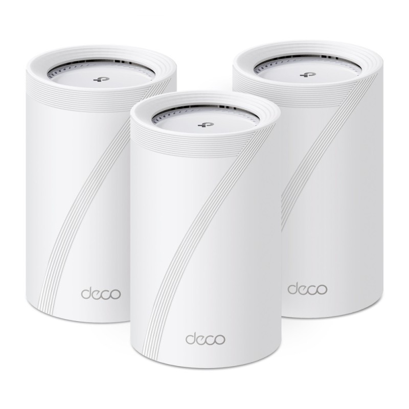 TP-Link Deco BE68 (3-pack) Tri-bande (2,4 GHz   5 GHz   6 GHz) Wi-Fi 7 (802.11be) Blanc Interne